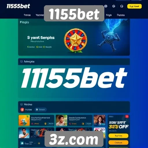 Interface do usuário no site 1155bet é intuitiva